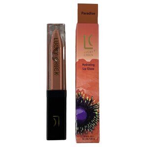 Lucky Chick Paradise Hydrating Lip Gloss 0.19Fl Oz Creamy Long-Lasting BONUS Bag